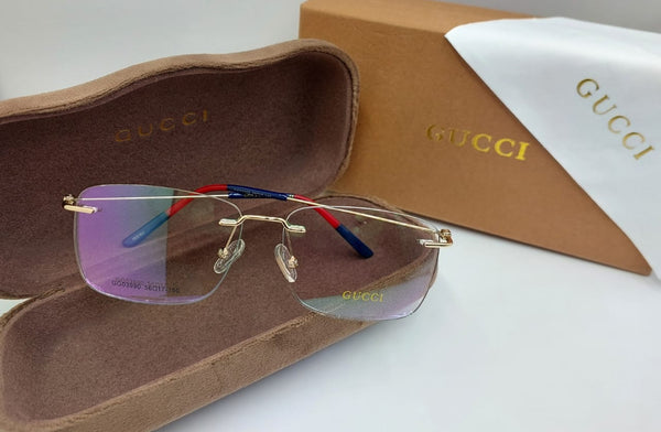 Luxury Eyewear For Men Rimless Optical Frame