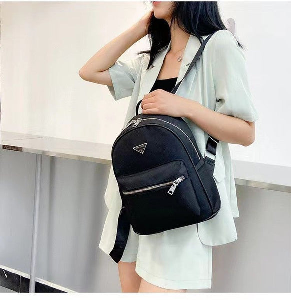 Elegant Black Mini Backpack for Women –Stylish, Compact & Versatile