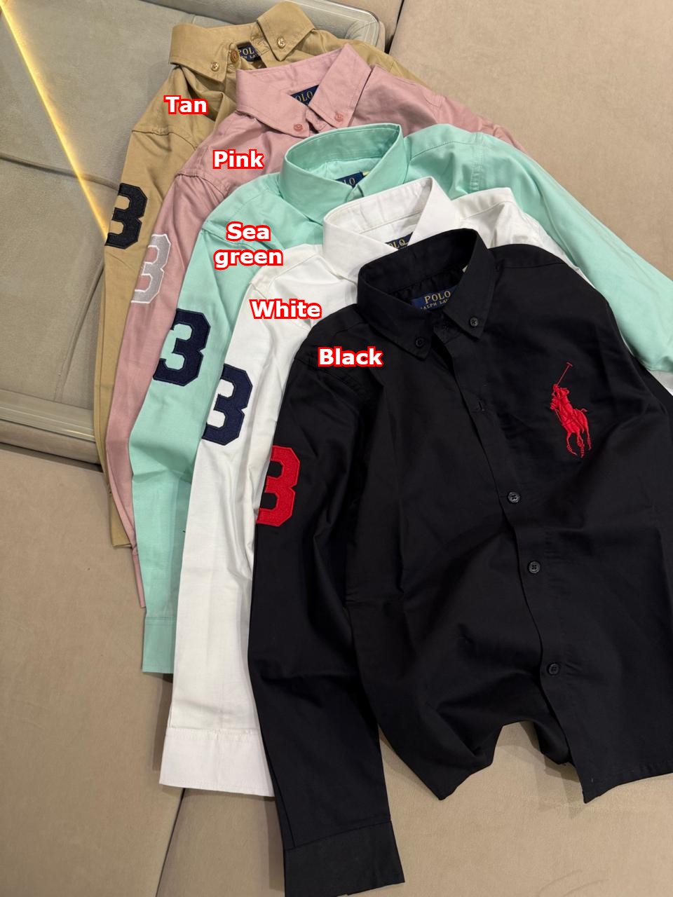 Premium Big Pony Kids' Full-Sleeve Shirts  Classic Iconic Style for Boys