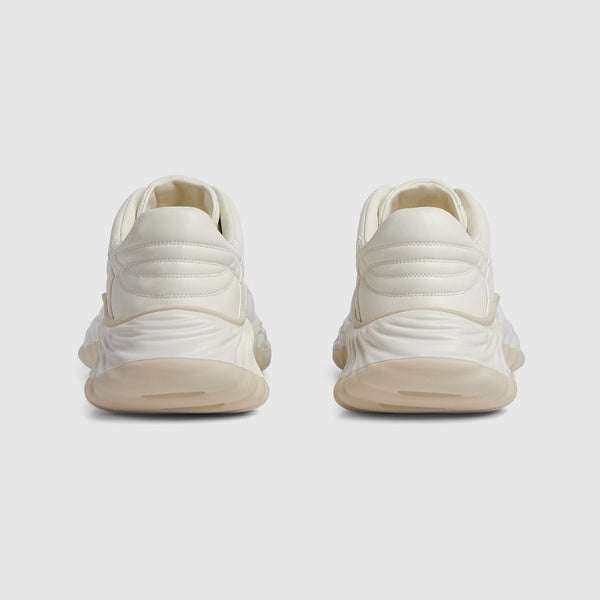 Premium White Ripple Splash Sneakers