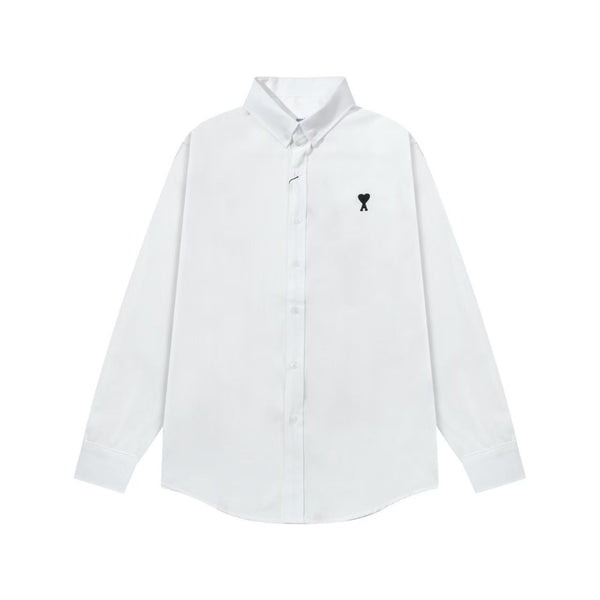 Premium  Button-Down Collar Logo-Embroidered  Shirt