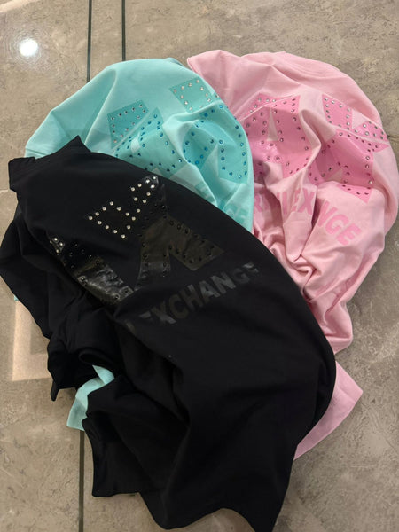 Premium Women Collection  Studded  Round Neck T-shirt