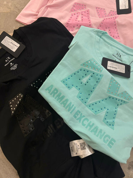 Premium Women Collection  Studded  Round Neck T-shirt