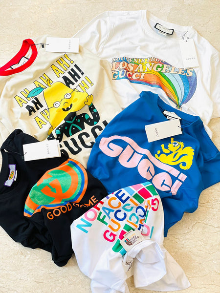 Luxury Retro Skunk Print T-shirt