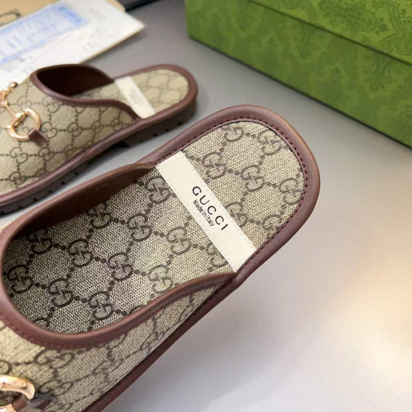 Luxury Monogram Horsebit Flat Flip Flop