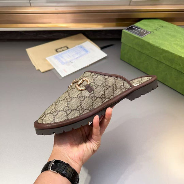 Luxury Monogram Horsebit Flat Flip Flop