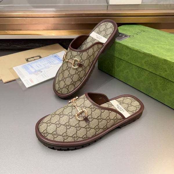 Luxury Monogram Horsebit Flat Flip Flop