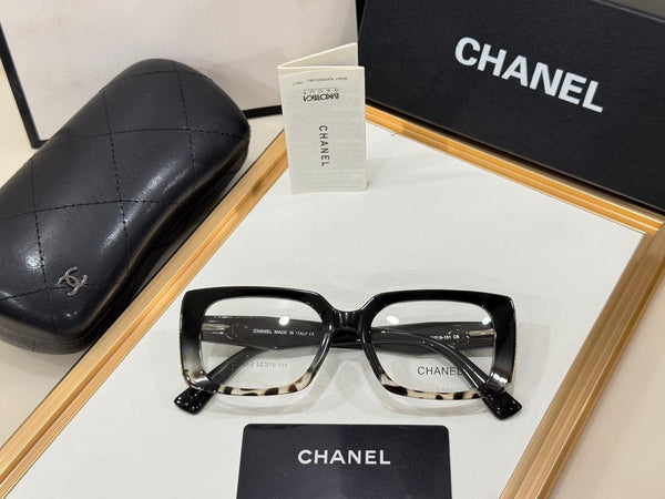 Premium Oversized Square Transparent Eyeglasses Luxury Designer Frame