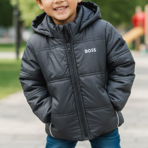 Luxury  Kids Boys Puffer Jacket with Hood