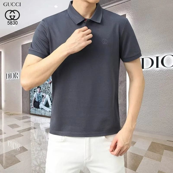 Premium  GG Embroidery Logo Polo T-shirt