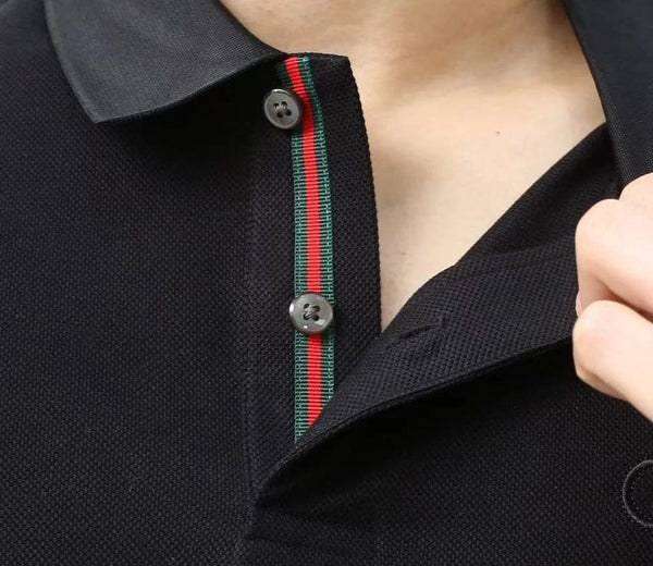 Premium  GG Embroidery Logo Polo T-shirt