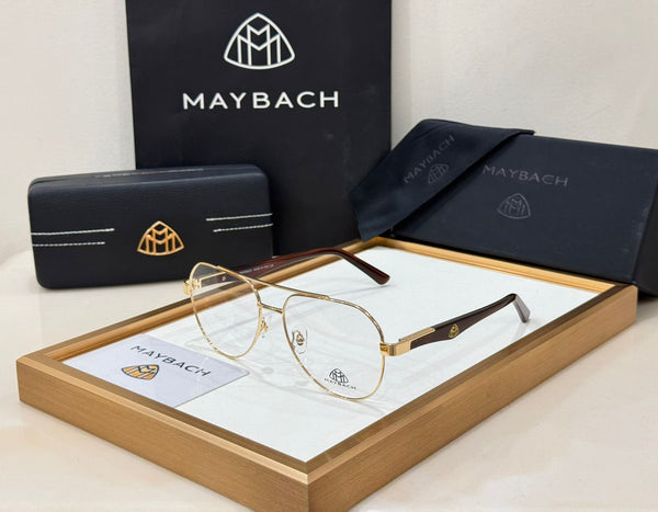 Luxury Gold-Rim Eyeglasses – Premium Designer Frame