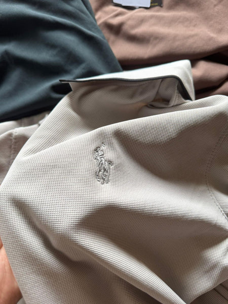 Branded Long-Sleeve Polo Shirt – Premium Casual Wear for Men