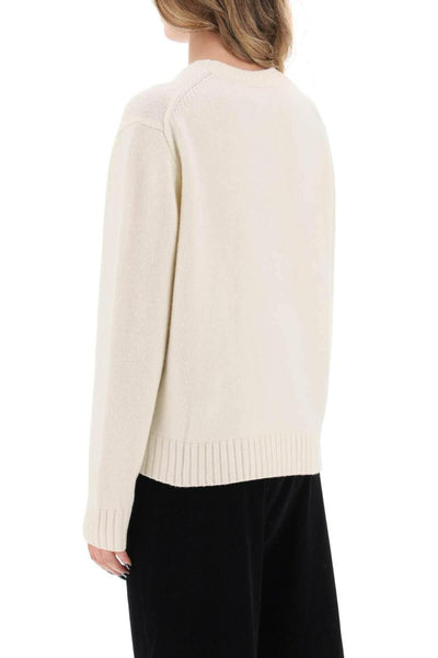 Premium Branded  Crest Logo Knit Sweater for Women