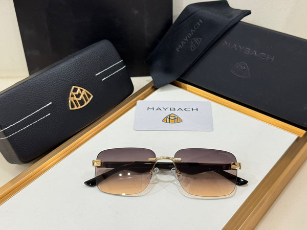 Luxury Rimless Sunglasses for Men