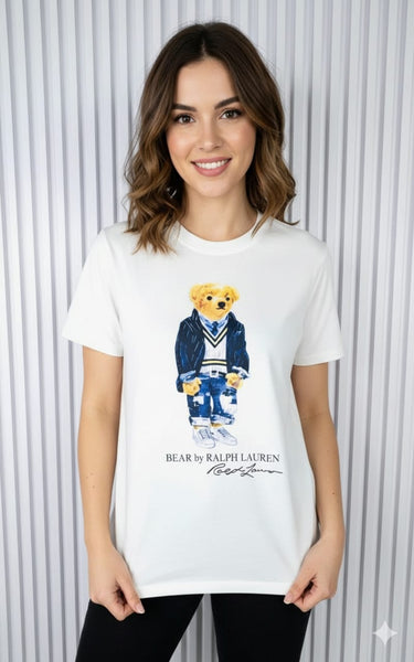Exclusive  Premium Bear Printed Women T-shirt