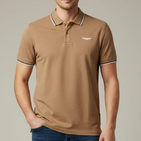 Premium  Classic Polo Shirt with Contrast Tipping