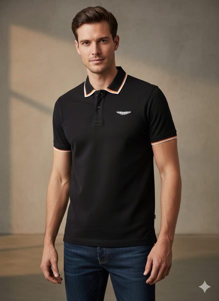 Premium  Classic Polo Shirt with Contrast Tipping