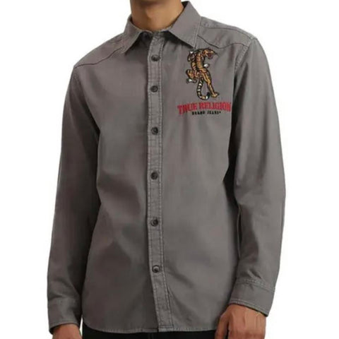 Embroidered Tiger Shirt  Premium Streetwear Icon