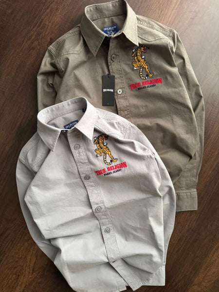 Embroidered Tiger Shirt  Premium Streetwear Icon