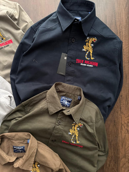 Embroidered Tiger Shirt  Premium Streetwear Icon