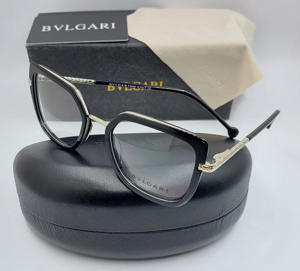 Designer Eyeglasses with Crystal-Embellished Temples
