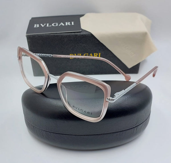 Designer Eyeglasses with Crystal-Embellished Temples