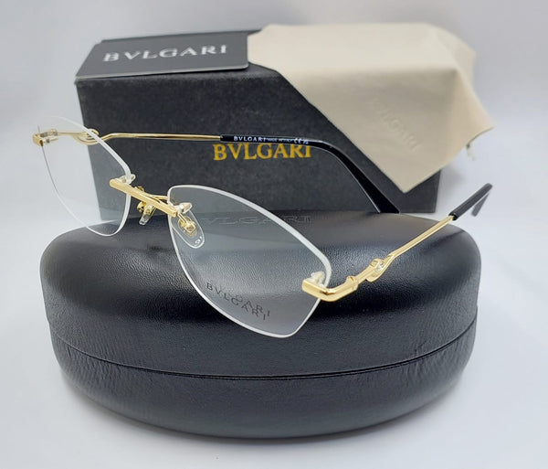 Designer Eyeglasses with Crystal-Embellished Temples