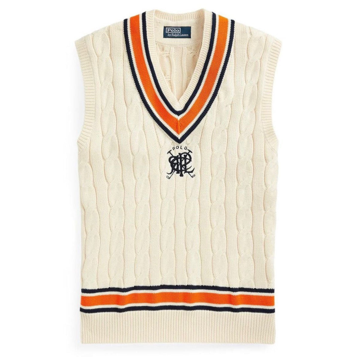 Men Classic Cable Knit Sleeveless Sweater