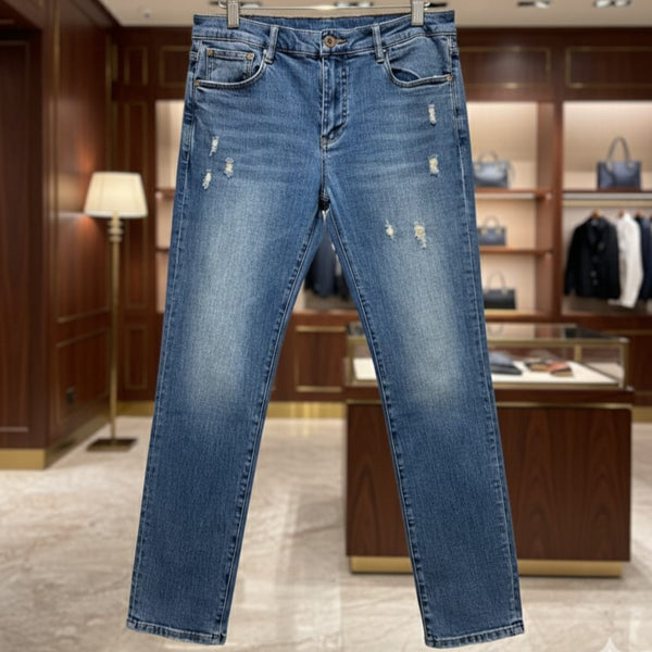 Premium Distressed Denim with Signature Pocket Detailing