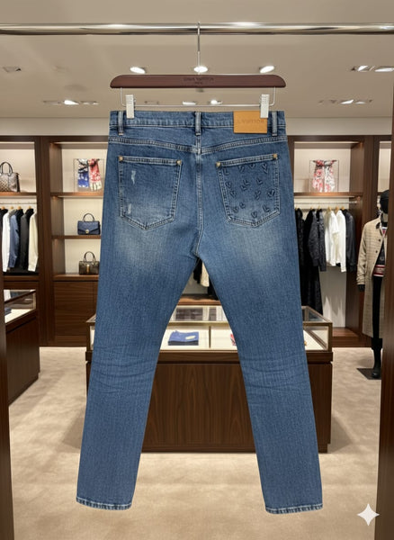 Premium Distressed Denim with Signature Pocket Detailing