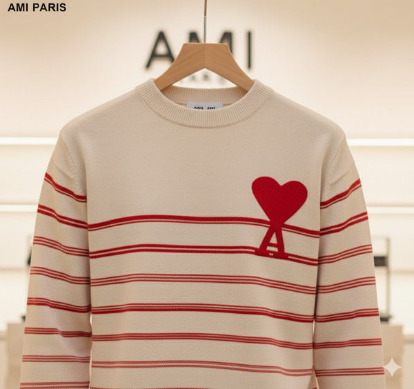 Stylish Stripe Design Sweater