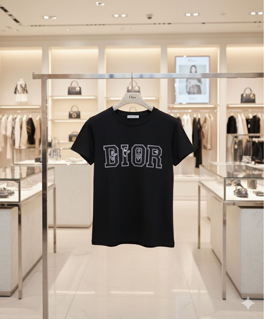 Premium Logo T-Shirt  Iconic Luxury Streetwear Essential