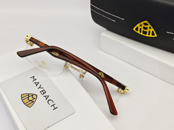 Exclusive Branded Rectangular Shape Rimless  Frame