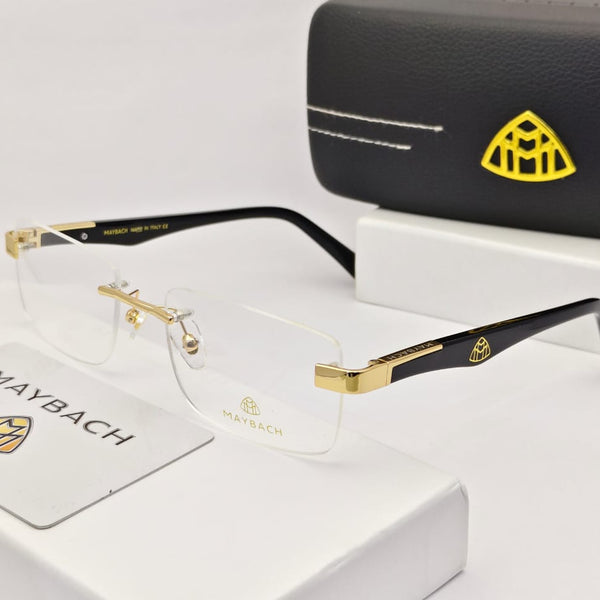 Exclusive Branded Rectangular Shape Rimless  Frame