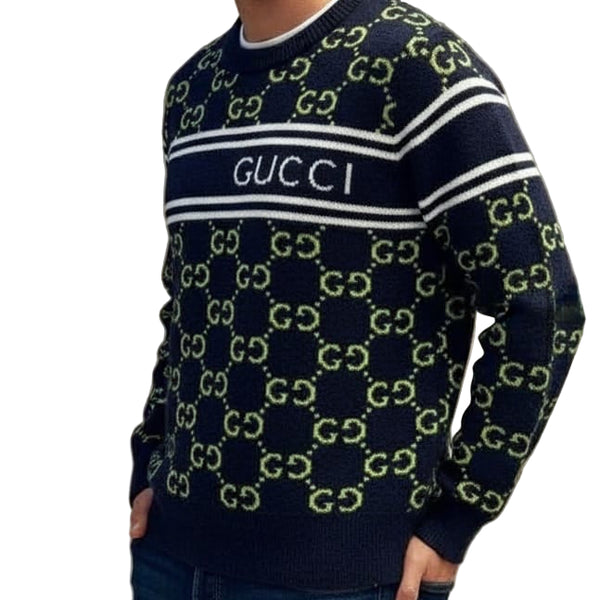 Luxury GG Monogram  Pullover  For Men