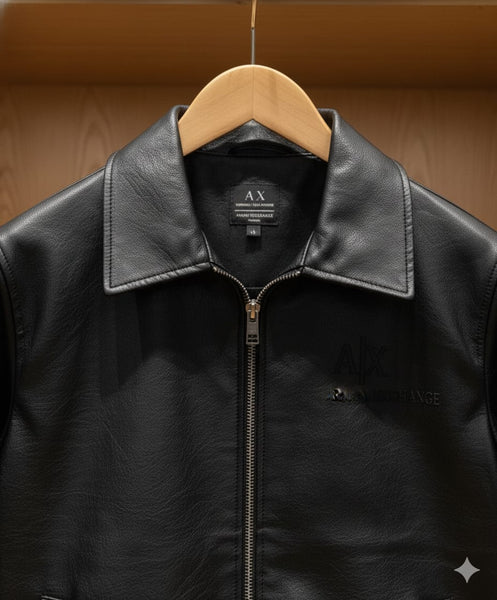 Elegant  Premium Zip-Up Leather Jacket