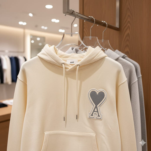 Exclusive Branded Hoodie with Heart-A Chest Logo