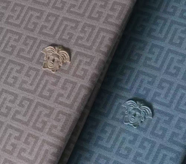 Premium Patterned Formal Shirts for Men  Elegant Blue & Grey Edition