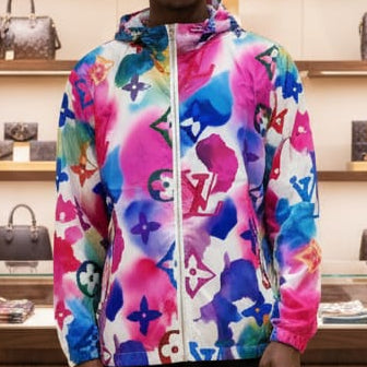 Luxury Multicolor Monogram Windbreaker