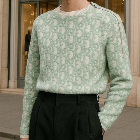 Brand Logo Oblique Sweater