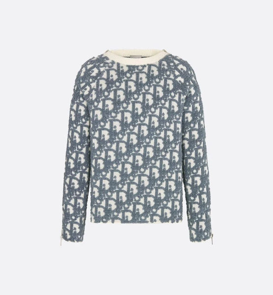 Exclusive Premium Brand Logo Oblique Sweater