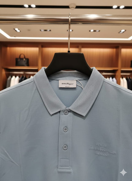 Premium Embroidered Logo Polo T-shirt