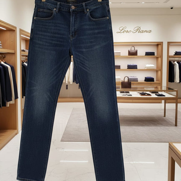 Luxury Denim With Embroidery  Logo