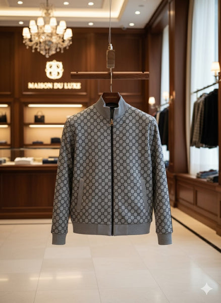 GG Monogram Bomber Jacket  Timeless Elegance Meets Modern Edge