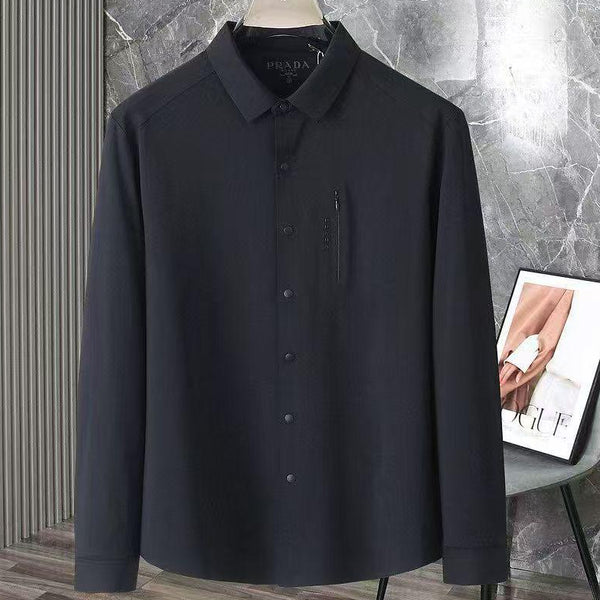 Luxury Black Designer Shirt Modern Minimalist Elegance