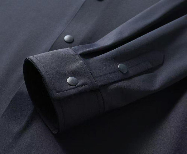 Luxury Black Designer Shirt Modern Minimalist Elegance