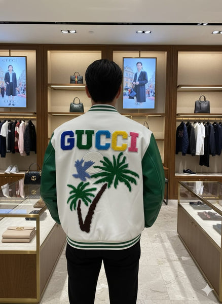 Imported  Multicolor Varsity Jacket