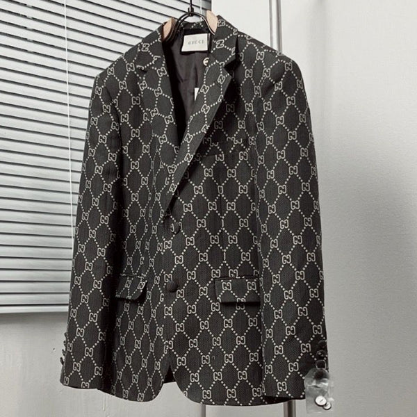 Premium GG Monogram Tailored Blazer