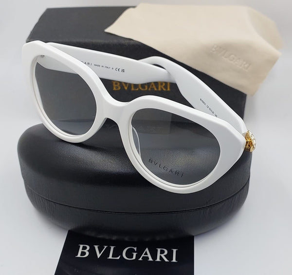 Exclusive Elegant Oversized Cat Eye Shape White Frame